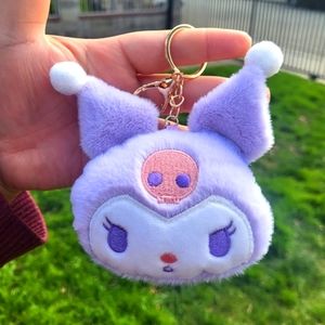 NEW Sanrio Purple Kuromi Plush Keychain